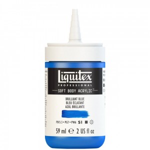 Tinta Acrílica Liquitex Soft Body 59ml Brilliant Blue S1 570