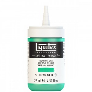 Tinta Acrílica Liquitex Soft Body 59ml Bright Aqua Green S1 660