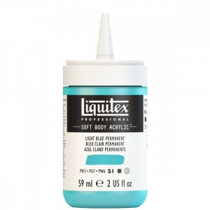 Tinta Acrílica Liquitex Soft Body 59ml Light Blue Permanent S1 770