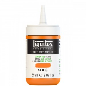 Tinta Acrílica Liquitex Soft Body 59ml Cadmium Free Orange S4 892