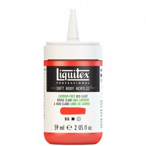Tinta Acrílica Liquitex Soft Body 59ml Cadmium Free Red Light S5 893