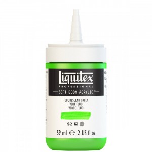Tinta Acrílica Liquitex Soft Body 59ml Fluorescent Green S2 985