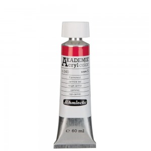 Tinta Acrílica 60ml 340 Carmine Red Schmincke Akademie