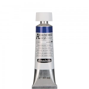Tinta Acrílica 60ml 443 Cobalt Blue Hue Deep Schmincke Akademie