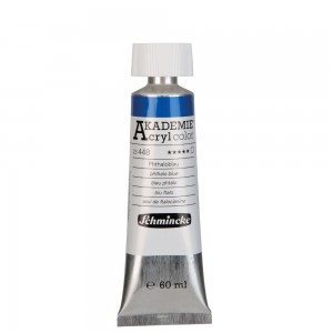 Tinta Acrílica 60ml 448 Phthalo Blue Schmincke Akademie