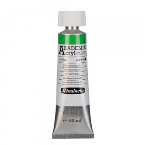 Tinta Acrílica 60ml 554 Permanent Green Schmincke Akademie