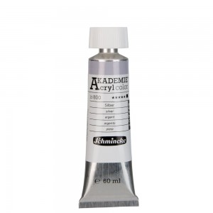 Tinta Acrílica 60ml 800 Silver Schmincke Akademie