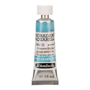 Aquarela Profissional Schmincke Horadam Super Granulation 15ml  G 962 Glacier Turquoise