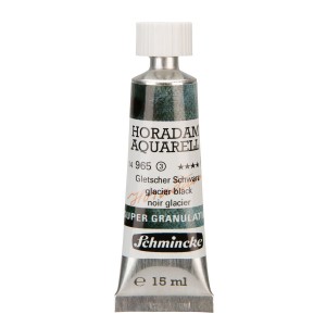 Aquarela Profissional Schmincke Horadam Super Granulation 15ml  S3 965 Glacier Black