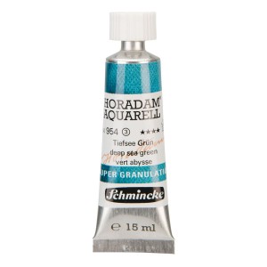 Aquarela Profissional Schmincke Horadam Super Granulation 15ml S3 954 Deep Sea Green