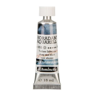 Aquarela Profissional Schmincke Horadam Super Granulation 15ml S3 955 Deep Sea Black