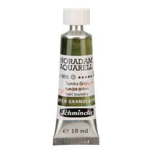 Aquarela Profissional Schmincke Horadam Super Granulation 15ml  S3 985 Tundra Green