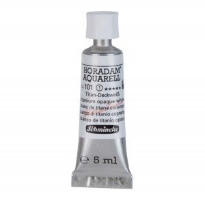 Aquarela Profissional Schmincke Horadam 5ml S1 101 Titanium Opaque White