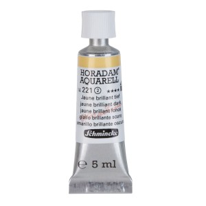 Aquarela Profissional Schmincke Horadam 5ml S2 221 Jaune Brilliant Dark