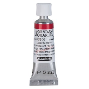 Aquarela Profissional Schmincke Horadam 5ml S1 355 Transparent Red Deep