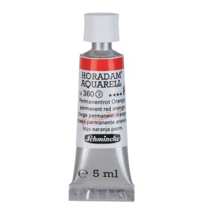 Aquarela Profissional Schmincke Horadam 5ml S3 360 Permanent Red Orange