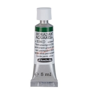Aquarela Profissional Schmincke Horadam 5ml S2 534 Permanent Green Olive