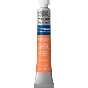 Tinta Aquarela Cotman Winsor & Newton 8ml Cadmium Red Pale Hue 103