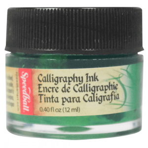 Tinta Para Caligrafia Speedball 12ml Verde Esmeralda 3103