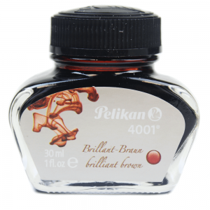 Tinta Para Caneta Tinteiro 4001 Pelikan 30ml Marrom