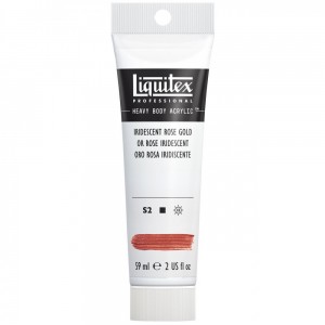 Tinta Acrílica Liquitex Heavy Body S2 227 59ml Iridescent Rose Gold 