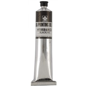  Tinta Óleo de Xilogravura 100ml Sakura Preta