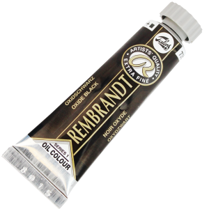 Tinta Óleo Rembrandt 15ml 735 Oxide Black - Série 1