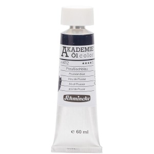 Tinta Óleo 60ml  412 Prussian Blue  Schmincke Akademie
