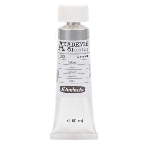 Tinta Óleo 60ml 800 Silver  Schmincke Akademie