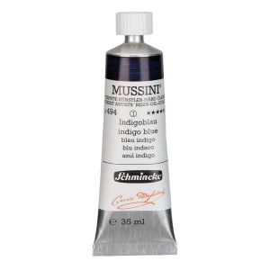 Tinta Óleo Schmincke Mussini 35ml S1 494 Indigo Blue
