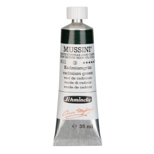 Tinta Óleo Schmincke Mussini 35ml S3 511 Cadmium Green