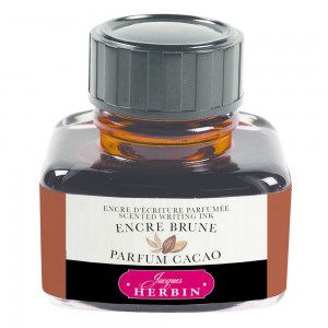 Tinta Para Caneta Tinteiro Herbin 30ml Perfumada Cor e Aroma de Cacao