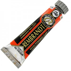 Tinta Óleo Rembrandt 15ml 370 Permanent Red Light - Série 3