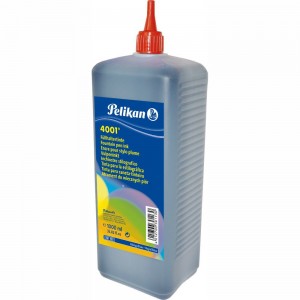 Tinta Para Caneta Tinteiro 4001 Pelikan 1 Litro Azul Royal