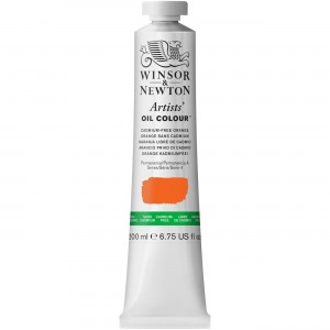 Tinta Óleo Winsor & Newton Artist 200ml S4 Cadmium Free Orange
