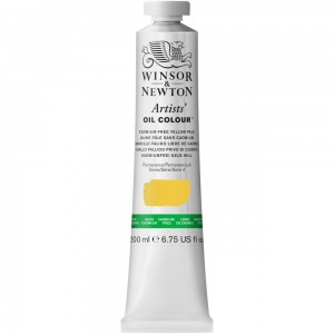 Tinta Óleo Winsor & Newton Artist 200ml S4 Cadmium Free Yellow Pale