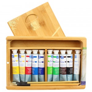 Estojo de Tinta Óleo Lefranc & Bourgeois Coffret Natura Box