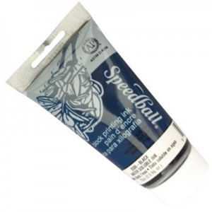 Tinta Para Xilogravura Speedball 75ml 3500 Preta