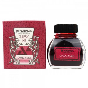  Tinta de Caneta Tinteiro Platinum Classic Cassis Black 60ml