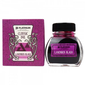 Tinta de Caneta Tinteiro Platinum Classic Lavender Black 60ml