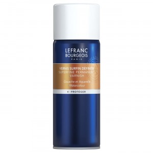 Verniz Spray para Aquarela e Guache Lefranc & Bourgeois 400ml