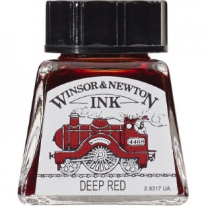 Tinta para Desenho Winsor & Newton 14ml Deep Red