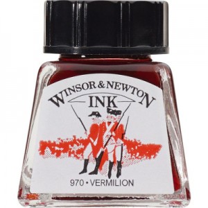 Tinta para Desenho Winsor & Newton 14ml Vermilion