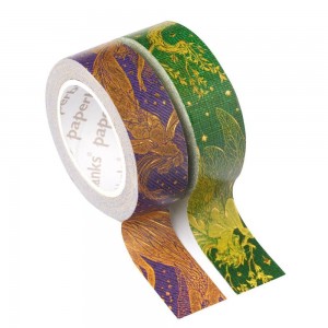 Washi Tape Paperblanks C/2 Olive Fairy & Violet Fairy