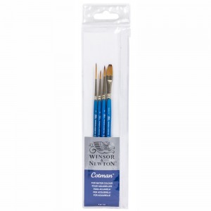 Kit de Pincéis Winsor & Newton Cotman 4 unidades