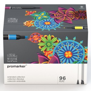 Marcador Promarker 96 Cores Superbig Box Winsor & Newton